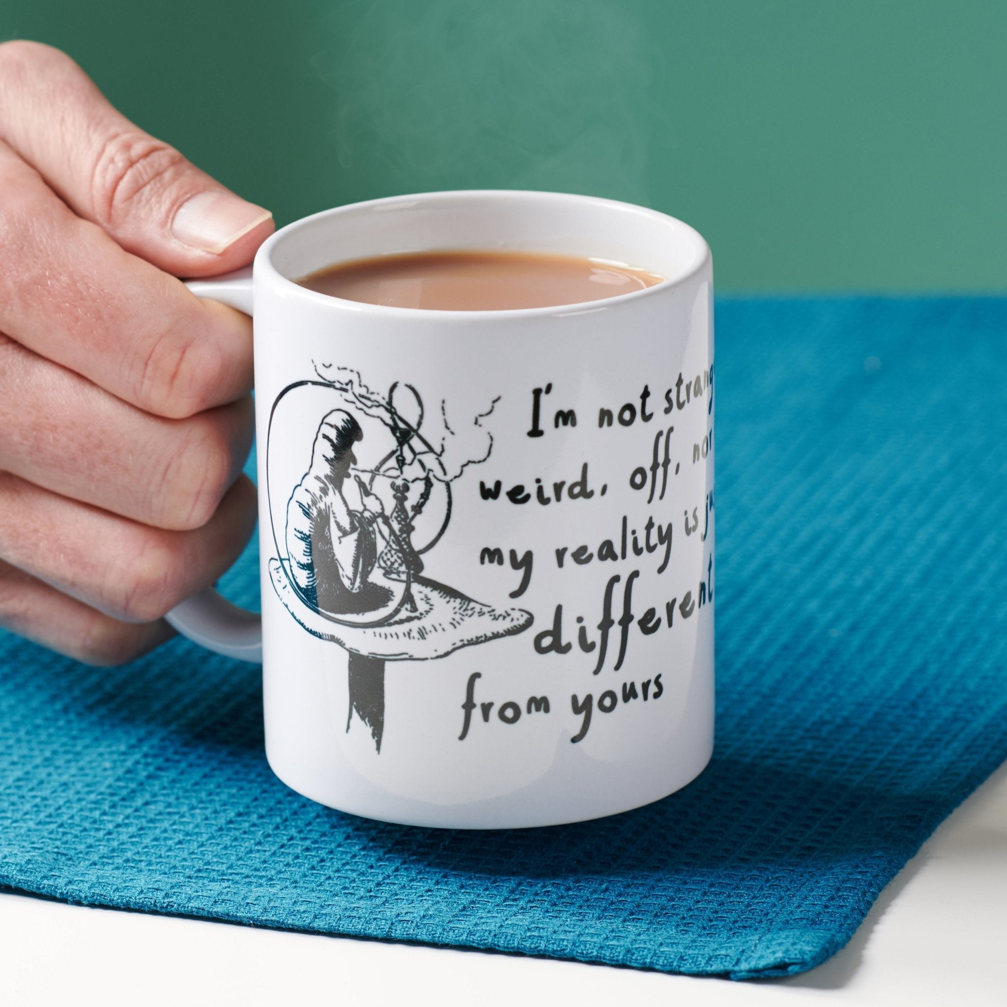 Alice In Wonderland 'I'm Not Strange' Mug - Oakdene Designs