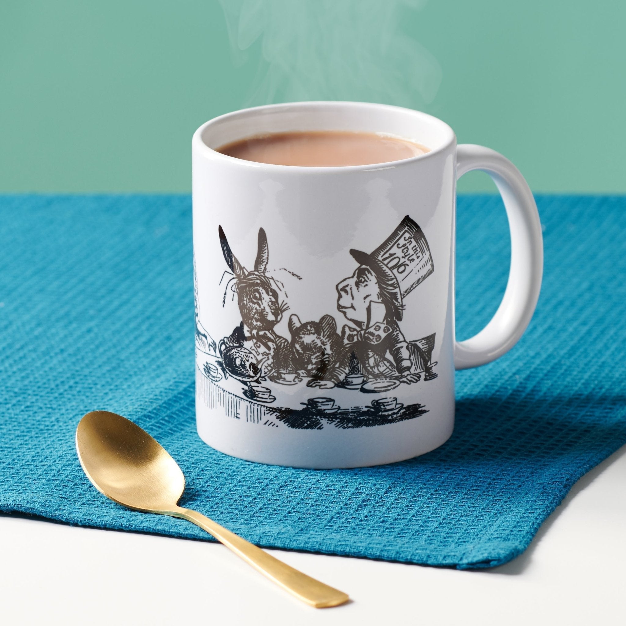 Alice In Wonderland 'We're All Mad Here' Mug - Oakdene Designs