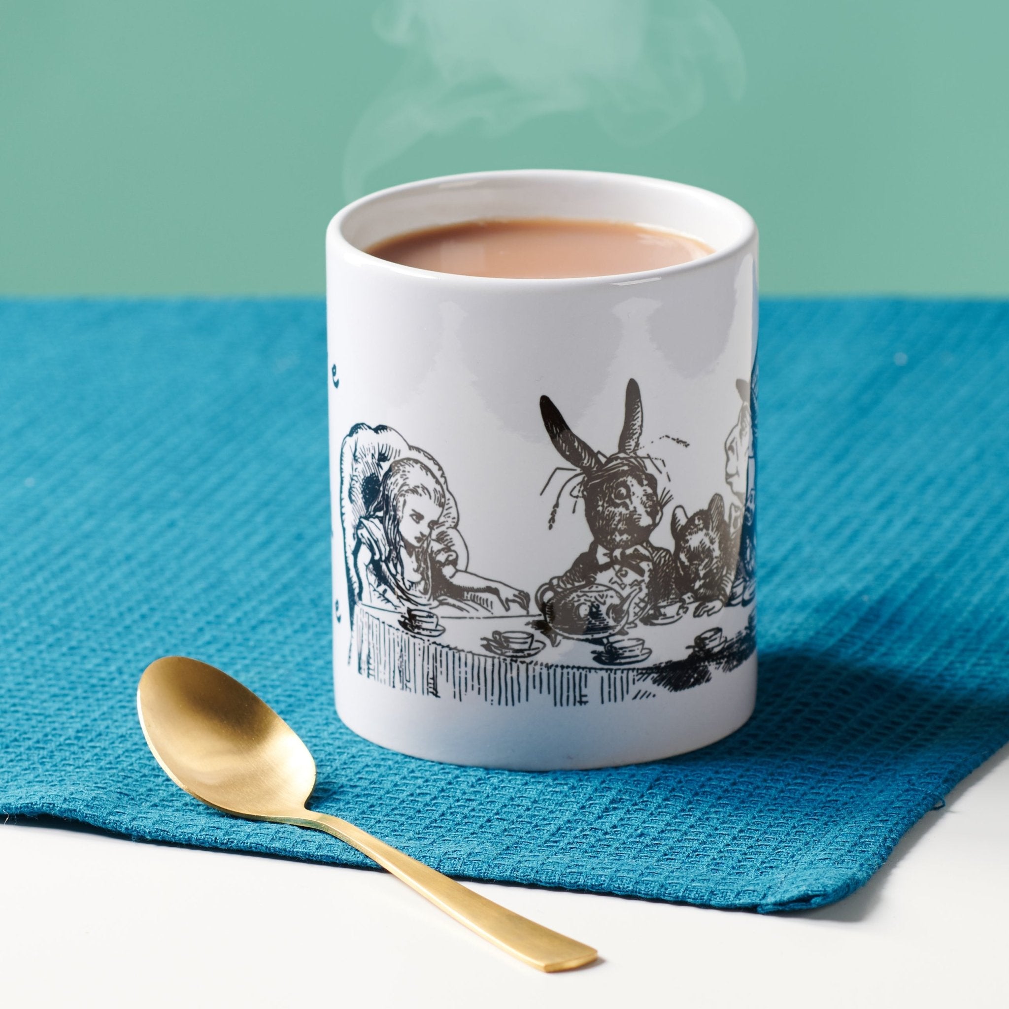 Alice In Wonderland 'We're All Mad Here' Mug - Oakdene Designs