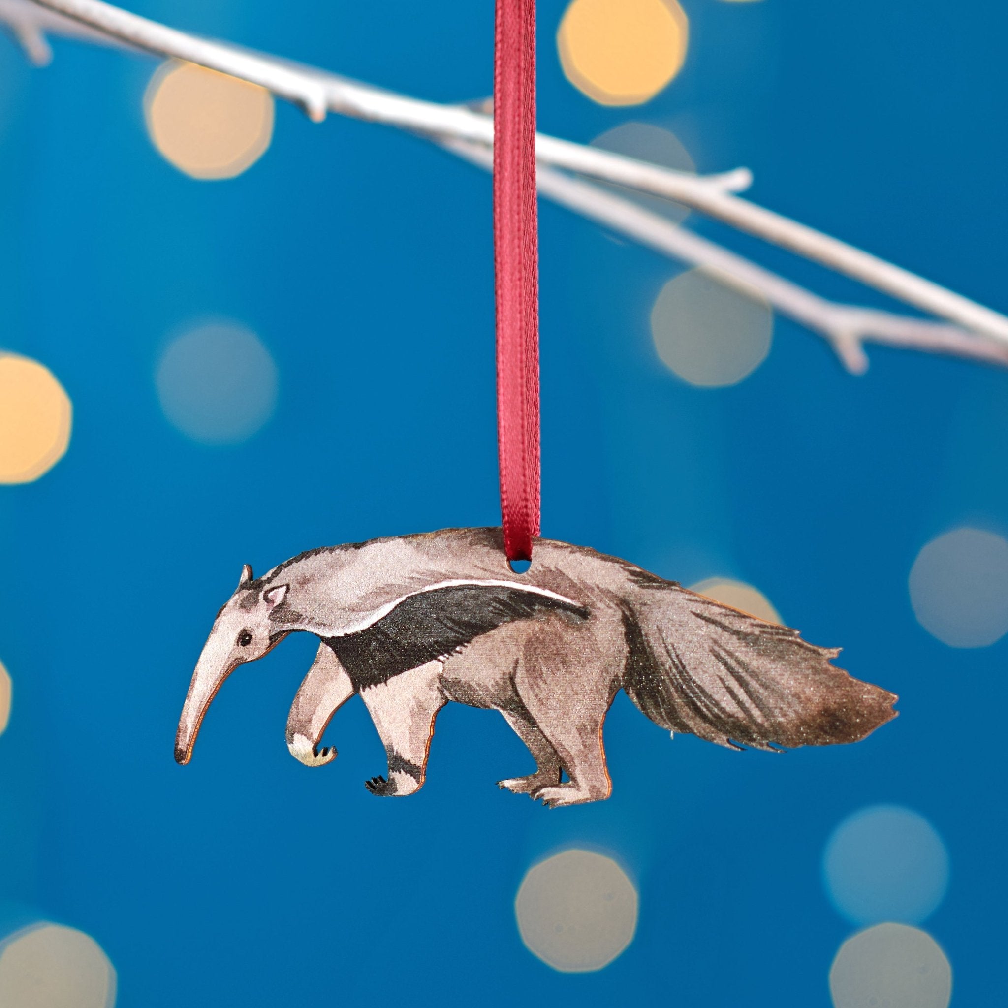 Anteater Christmas Tree Decoration - Oakdene Designs