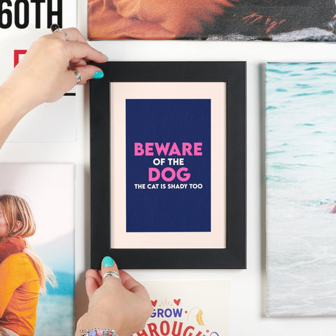 Beware Of The Dog Hallway Print - Oakdene Designs