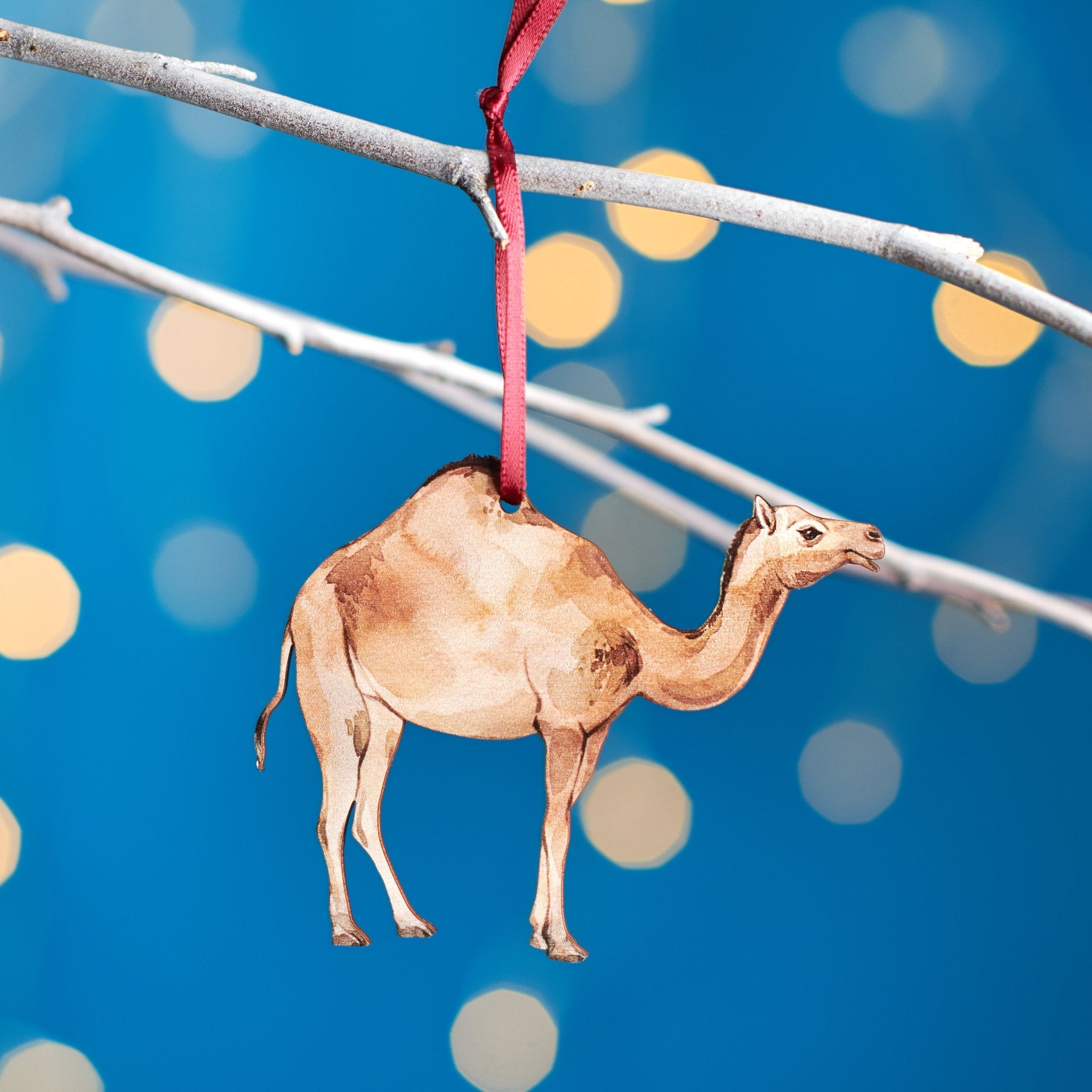 Camel Christmas Tree Decoration - Oakdene Designs