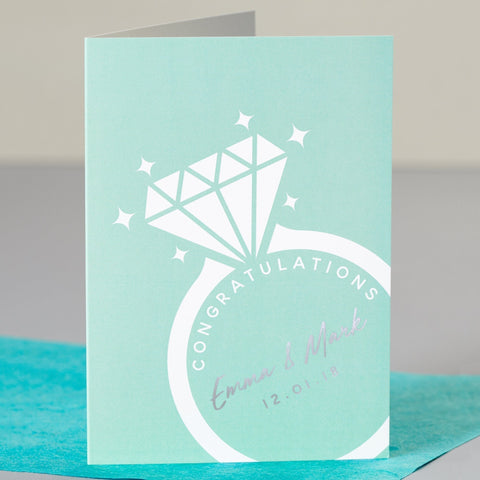 Congratulations Engagement Card - Oakdene Designs