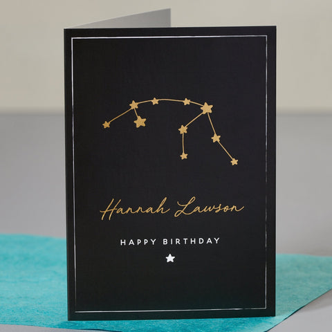 Constellation Birthday Card - Oakdene Designs