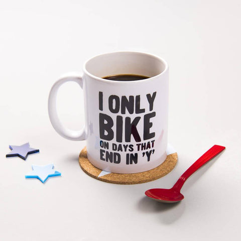 'Days That End In Y' Cycling Mug - Oakdene Designs