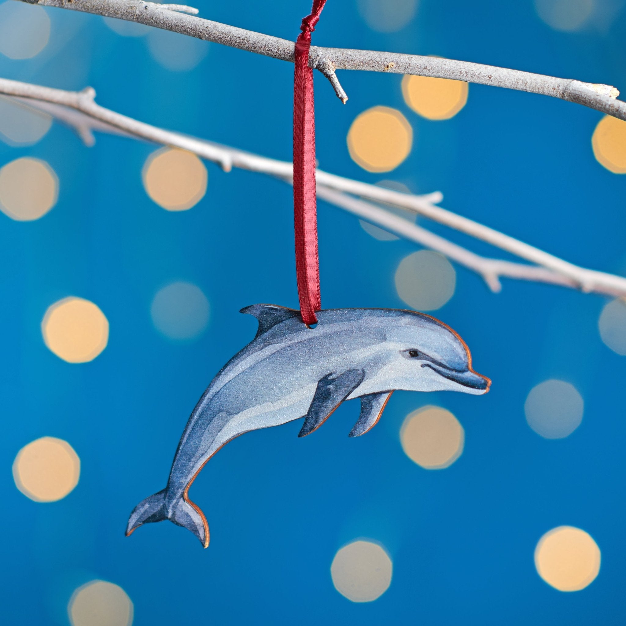 Dolphin Christmas Tree Decoration - Oakdene Designs