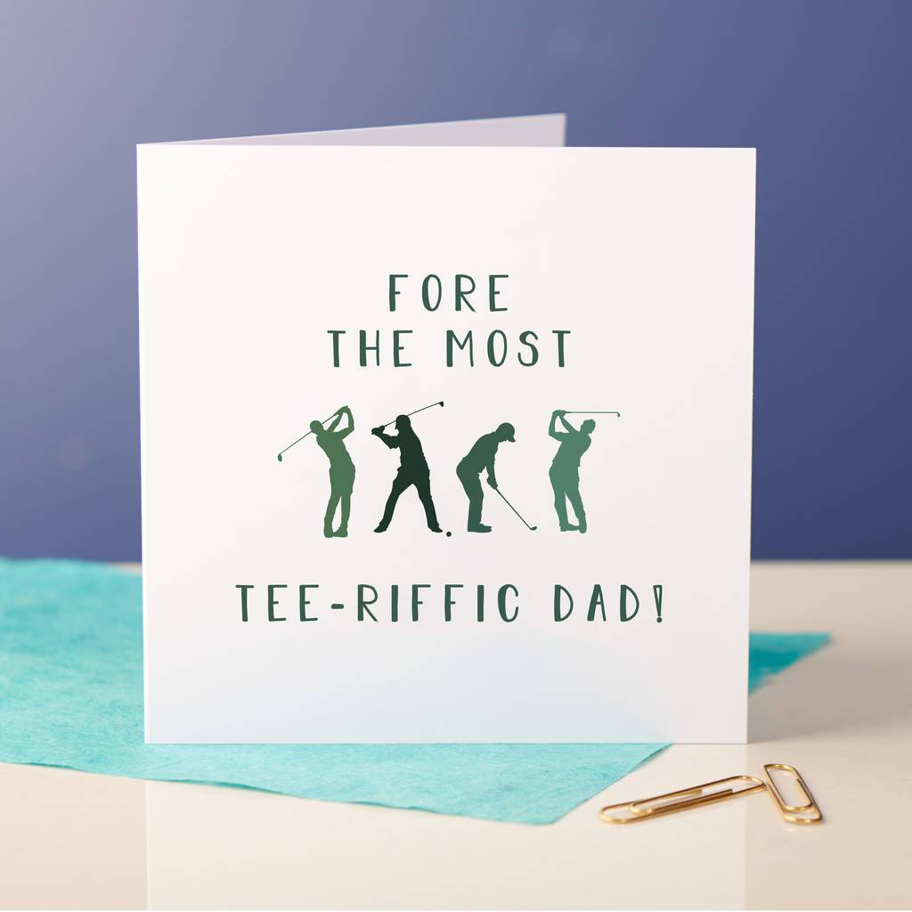 Funny Golf Dad Card - Oakdene Designs