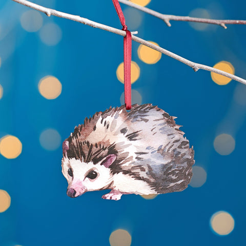 Hedgehog Christmas Tree Decoration - Oakdene Designs