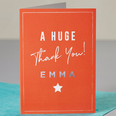 Huge Thank You Card - Oakdene Designs