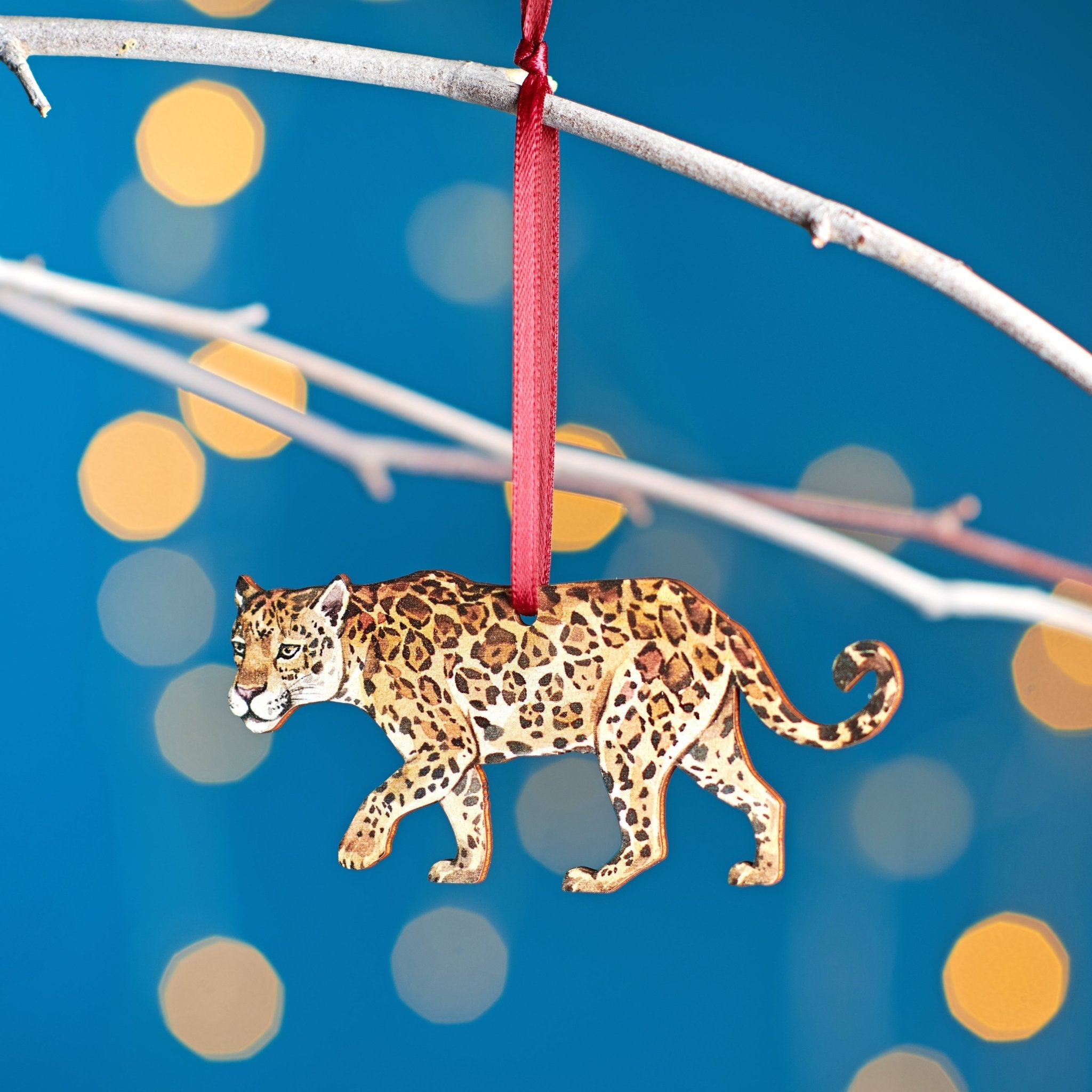 Jaguar Christmas Tree Decoration - Oakdene Designs