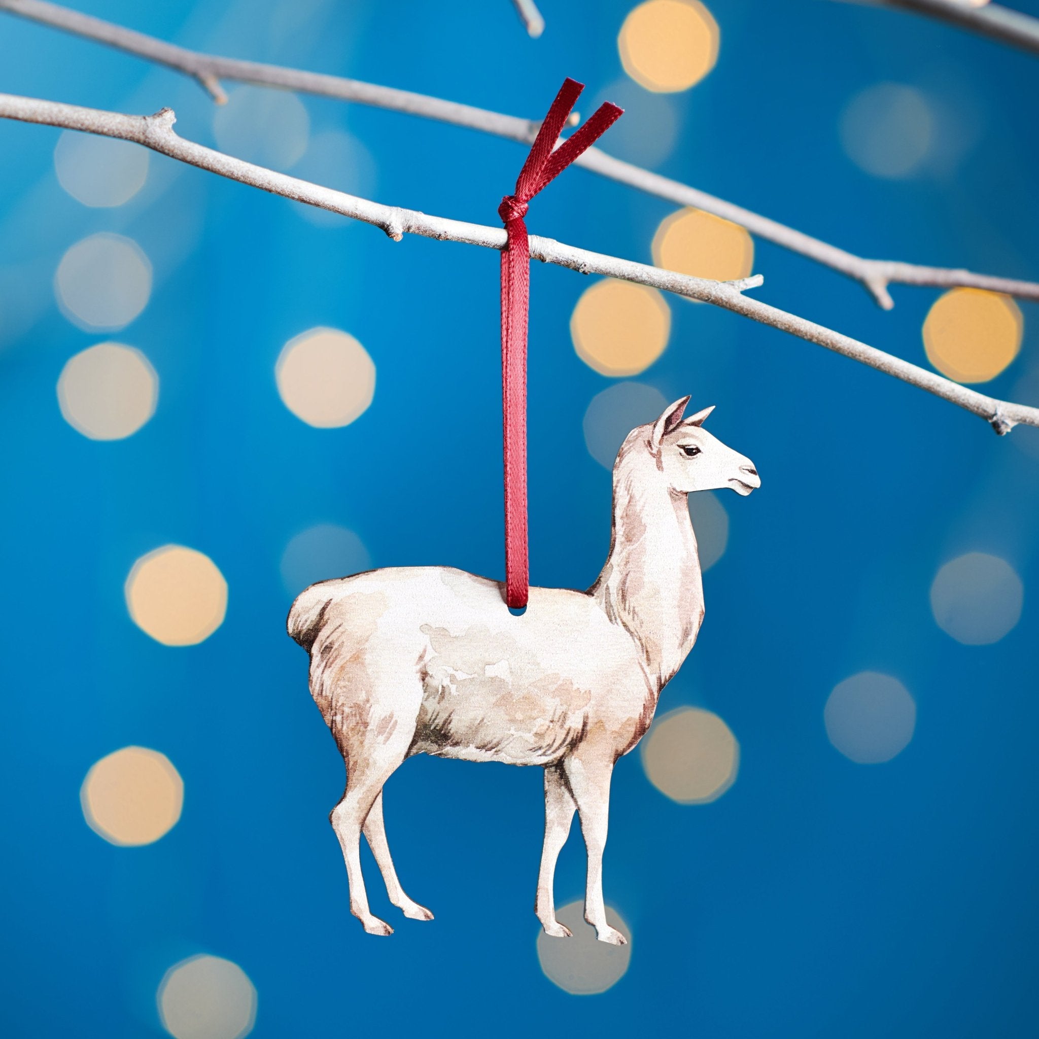 Llama Christmas Tree Decoration - Oakdene Designs