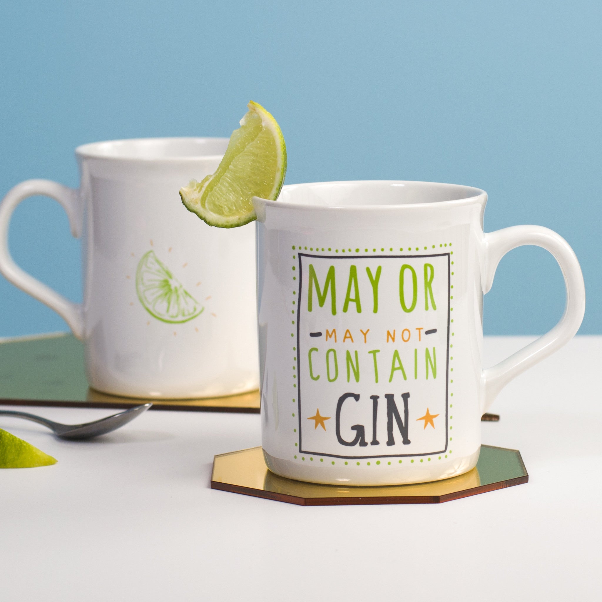 'May Contain Gin' Ceramic Mug - Oakdene Designs