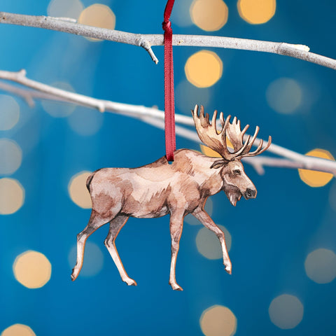 Moose Christmas Tree Decoration - Oakdene Designs