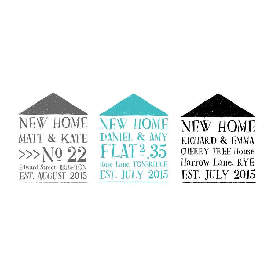 New Home Cushion Personalised For New Home Owners - Oakdene Designs