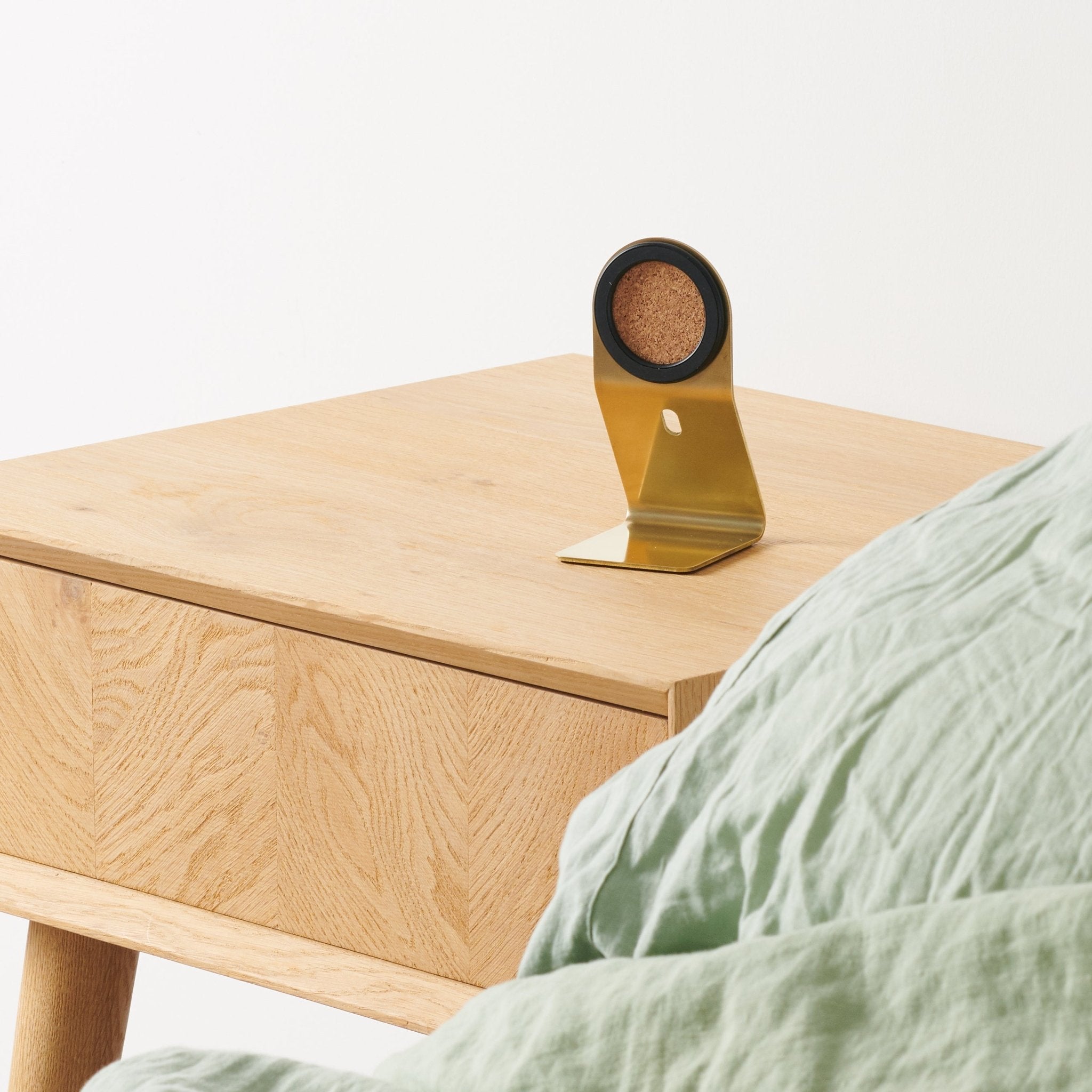 Nightstand Magsafe iPhone Dock | Solid Brass - Oakdene Designs