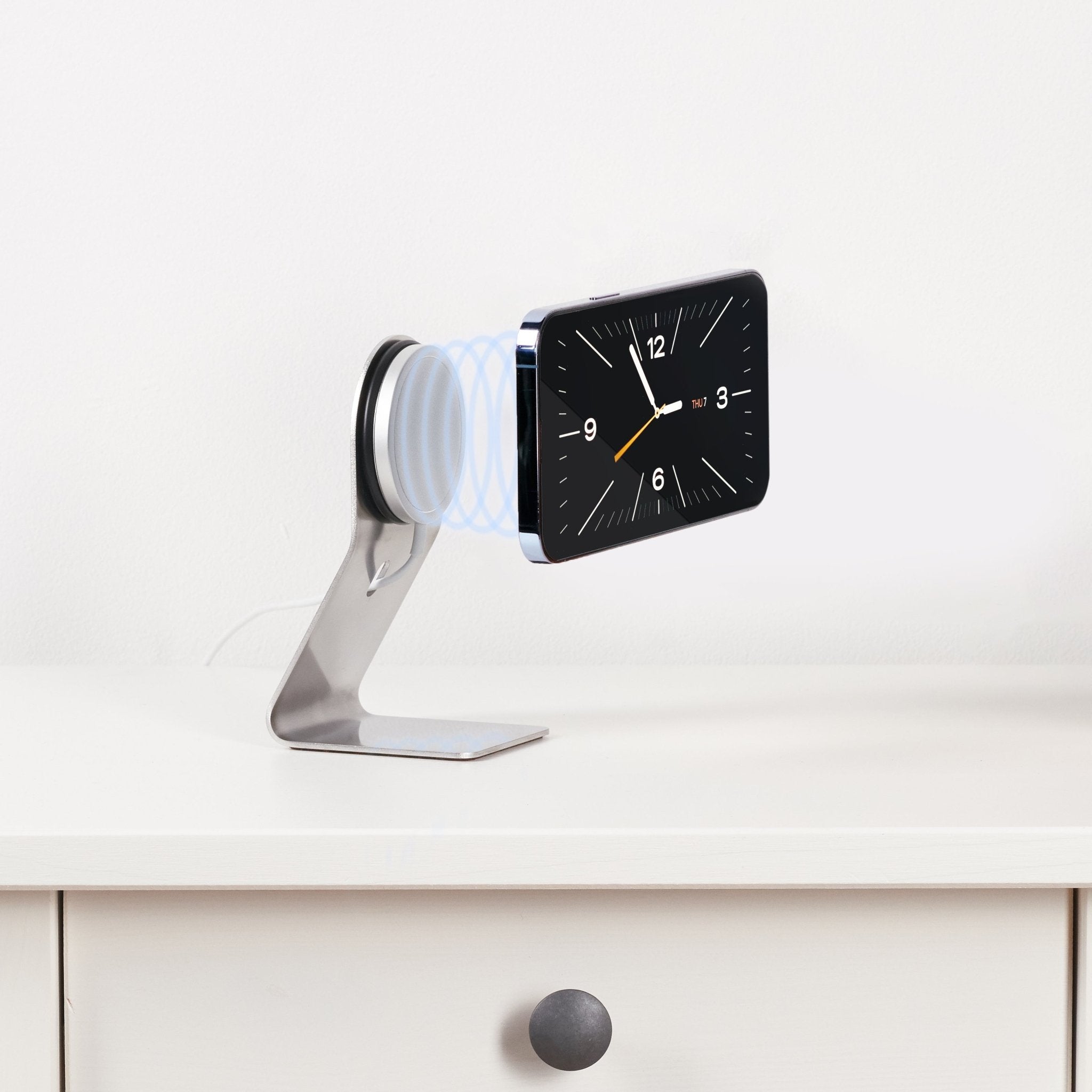 Nightstand Magsafe iPhone Dock | Stainless Steel - Oakdene Designs