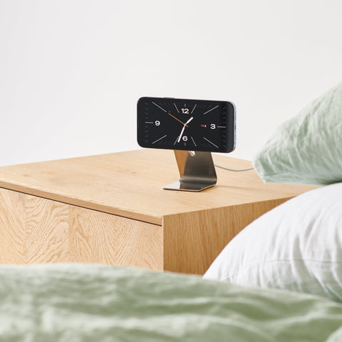 Nightstand Magsafe iPhone Dock | Stainless Steel - Oakdene Designs