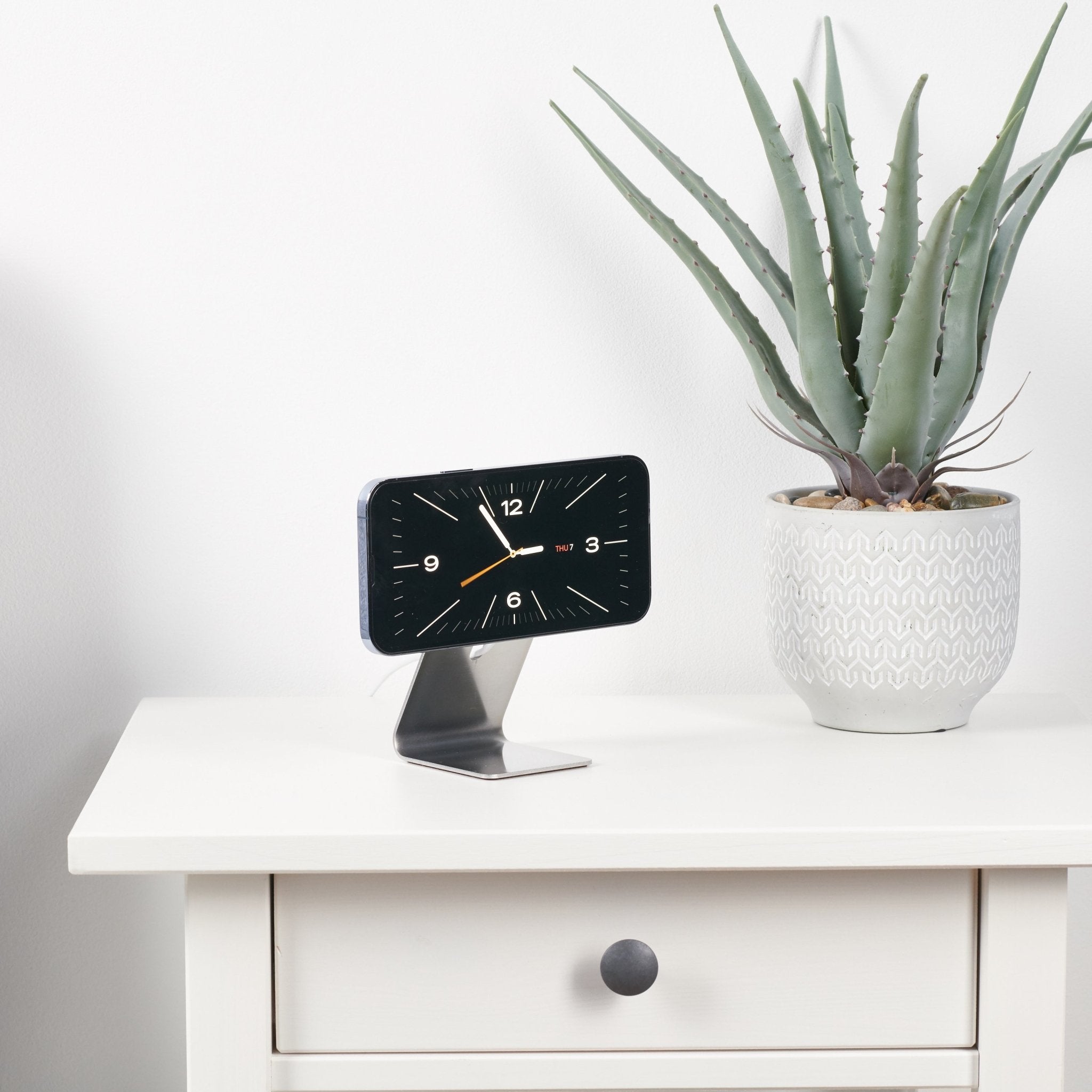 Nightstand Magsafe iPhone Dock | Stainless Steel - Oakdene Designs