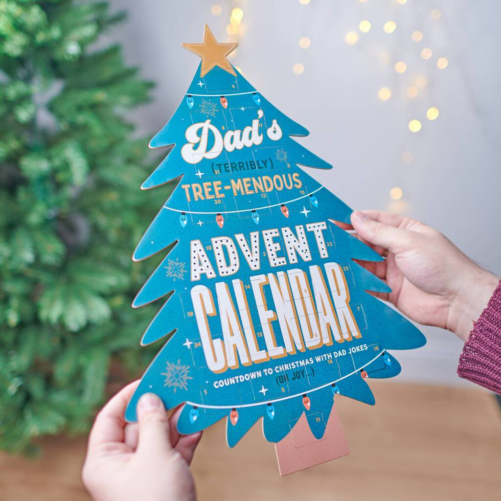 Oakdene Designs Advent Calendar Personalised Funny Dad Joke Advent Calendar