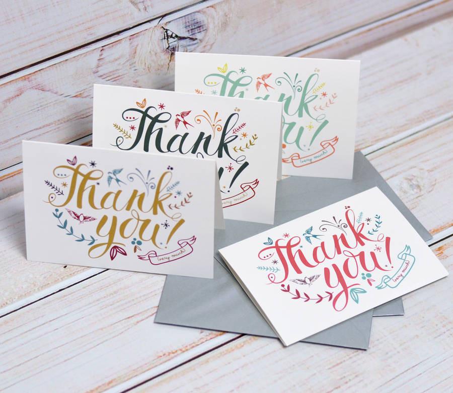 Oakdene Designs Cards Thank You Cards