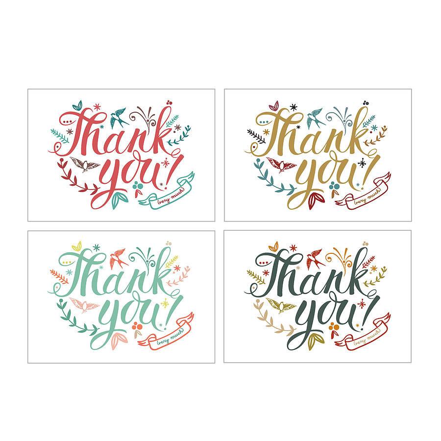 Oakdene Designs Cards Thank You Cards