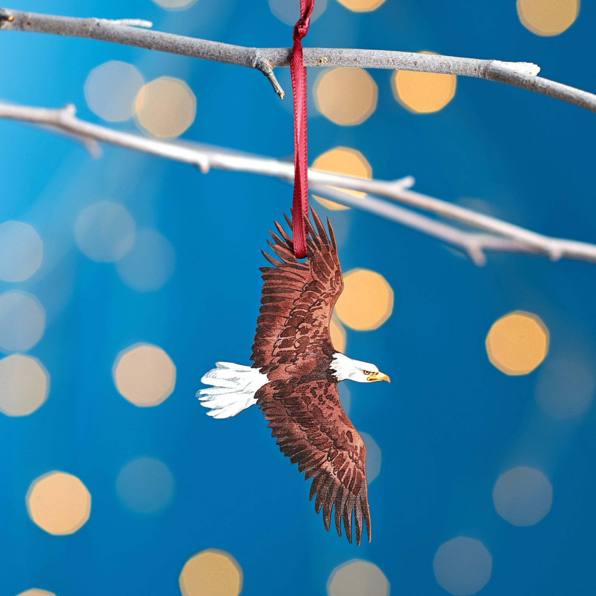 Oakdene Designs Christmas Decorations Bald Eagle Christmas Tree Decoration