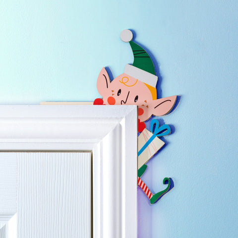 Oakdene Designs Christmas Decorations Cheeky Elf Door Frame Decoration