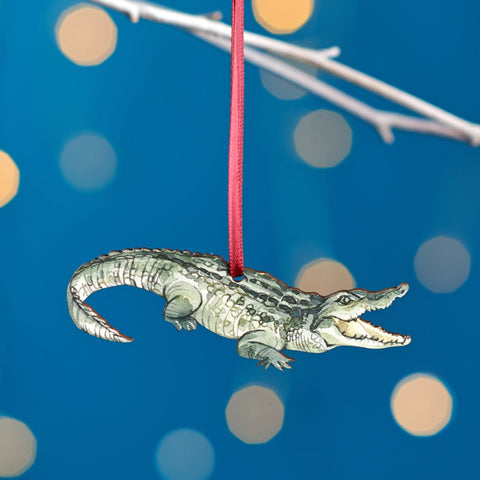 Oakdene Designs Christmas Decorations Crocodile Christmas Tree Decoration