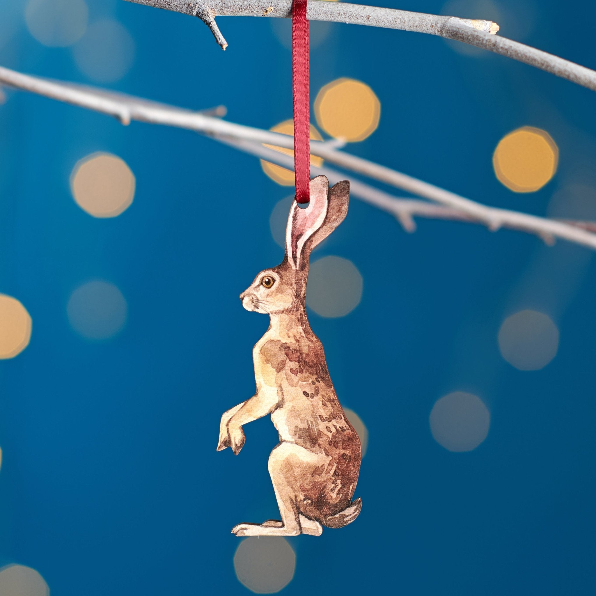 Oakdene Designs Christmas Decorations Hare Christmas Tree Decoration