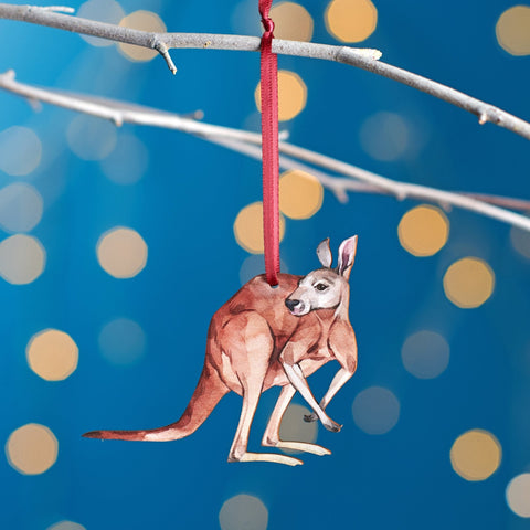 Oakdene Designs Christmas Decorations Kangaroo Christmas Tree Decoration