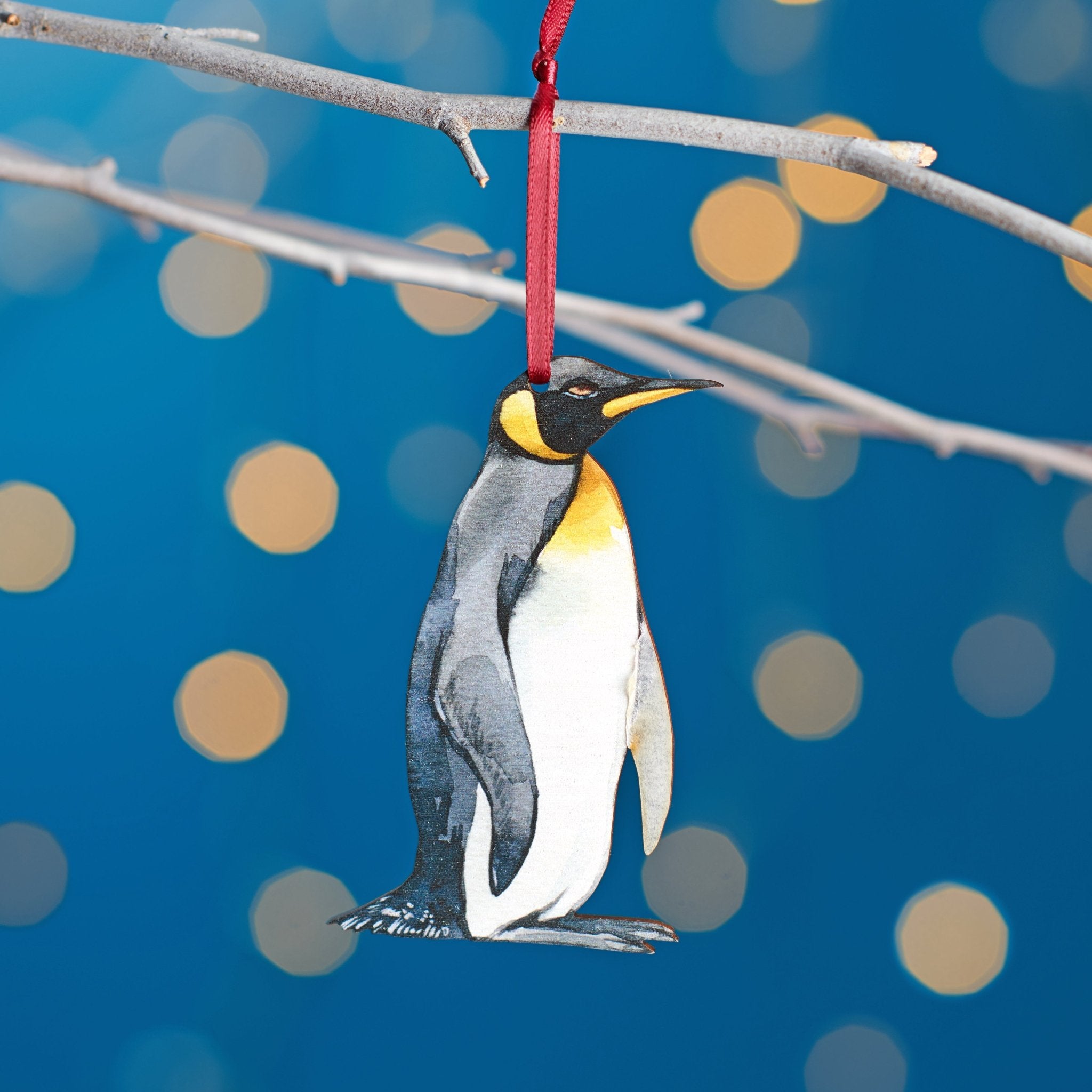 Oakdene Designs Christmas Decorations King Penguin Christmas Tree Decoration