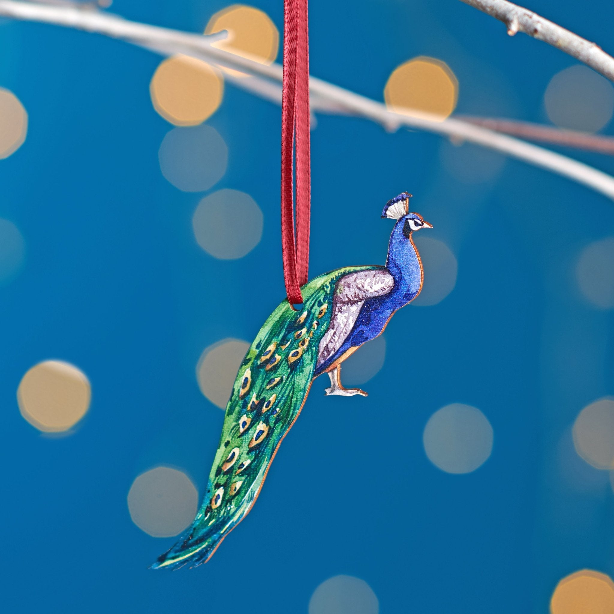 Oakdene Designs Christmas Decorations Peacock Christmas Tree Decoration