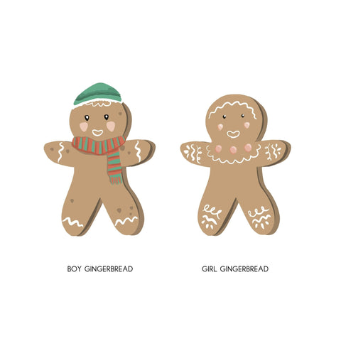 Oakdene Designs Christmas Decorations Personalised Child Gingerbread Men Decoration