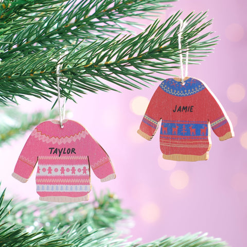 Oakdene Designs Christmas Decorations Personalised Christmas Jumper Decoration