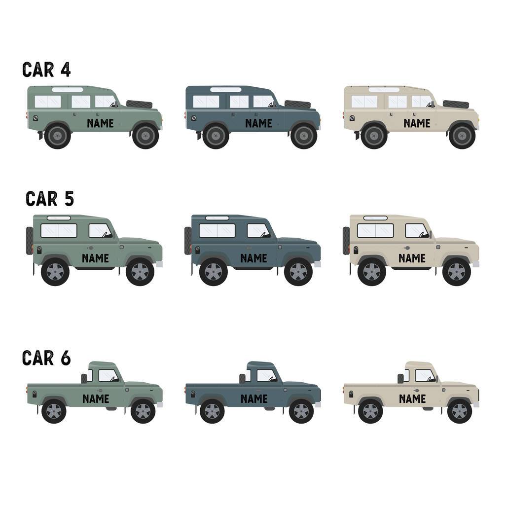 Oakdene Designs Christmas Decorations Personalised Landrover Decoration