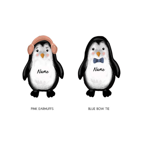 Oakdene Designs Christmas Decorations Personalised Penguin Family Decoration