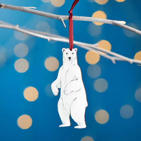 Oakdene Designs Christmas Decorations Polar Bear Christmas Tree Decoration