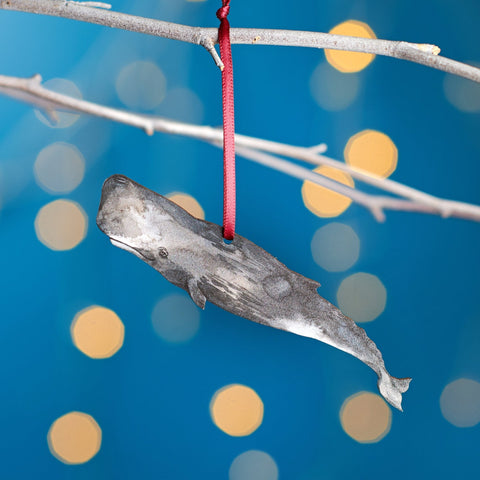 Oakdene Designs Christmas Decorations Sperm Whale Christmas Tree Decoration