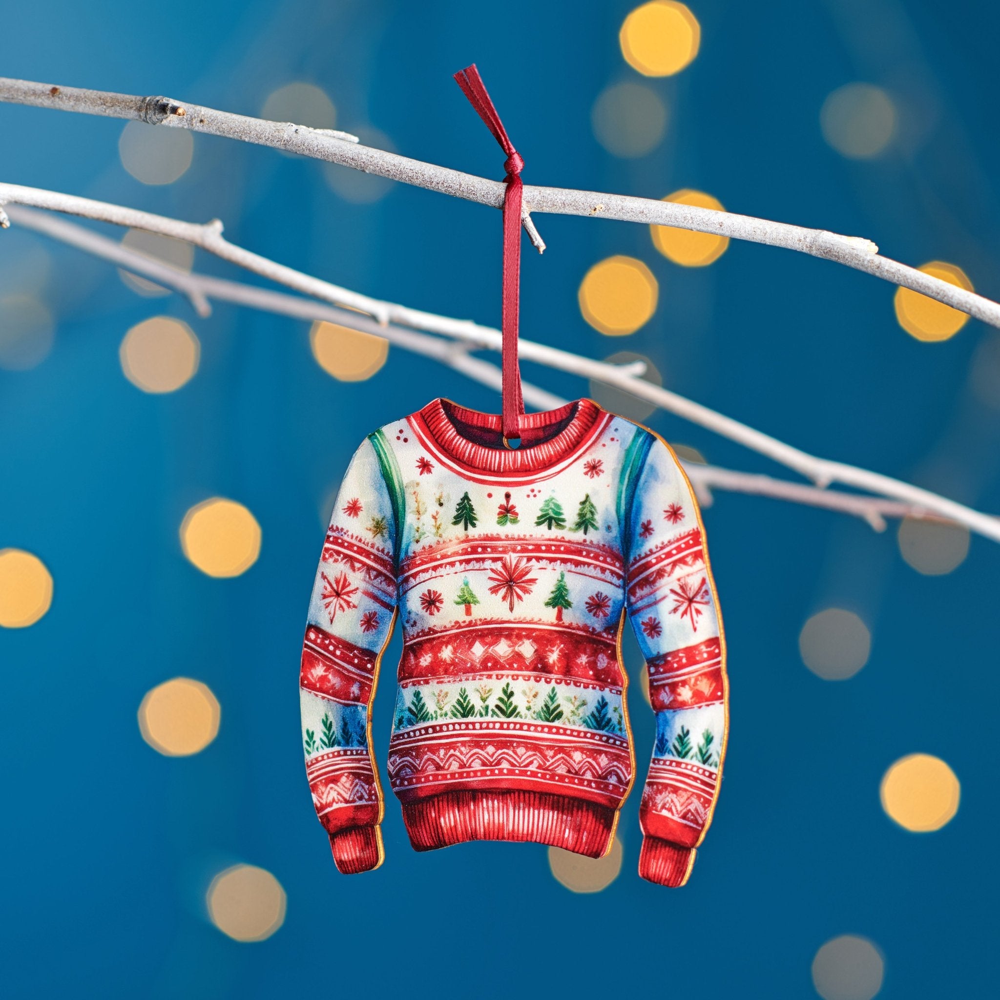 Oakdene Designs Christmas Decorations Traditional Christmas Jumper Hanging Decoration