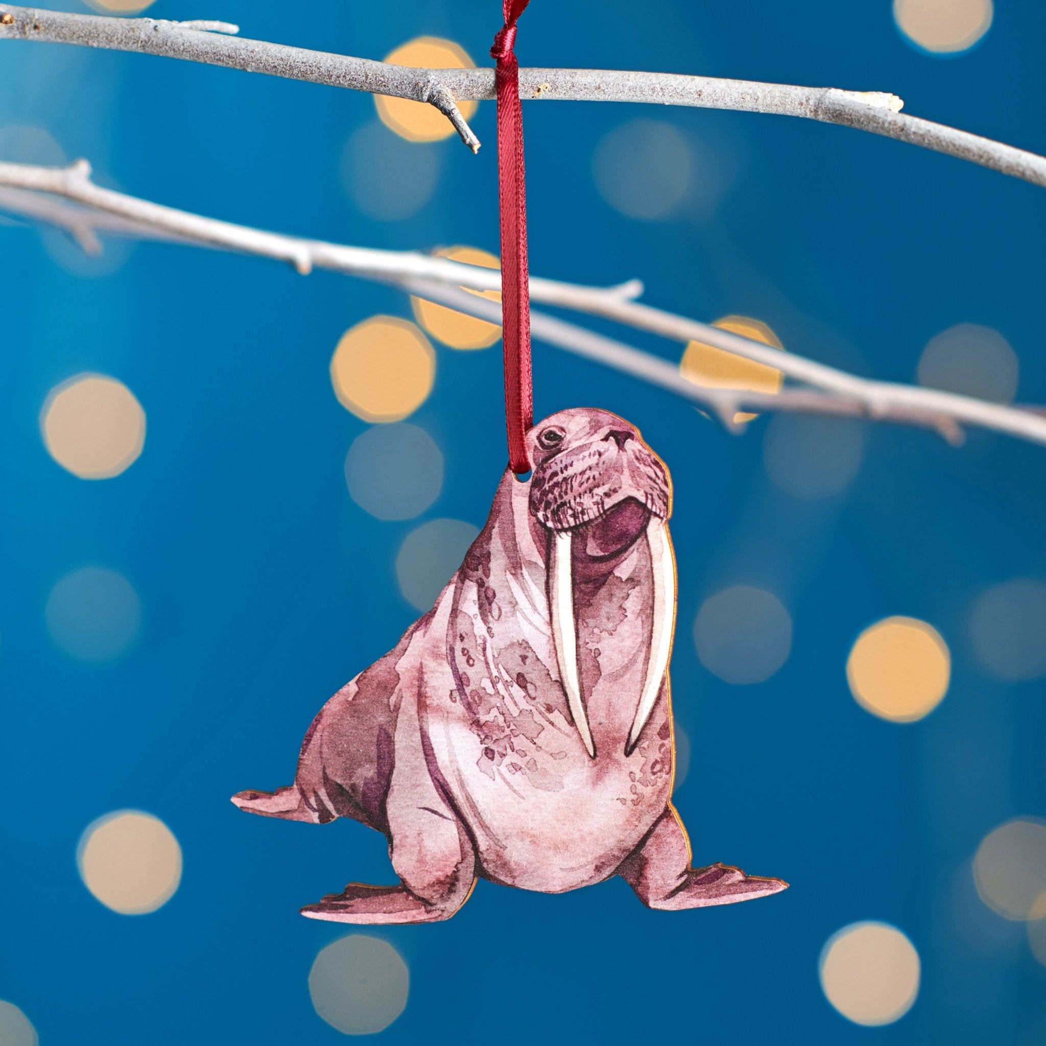 Oakdene Designs Christmas Decorations Walrus Christmas Tree Decoration