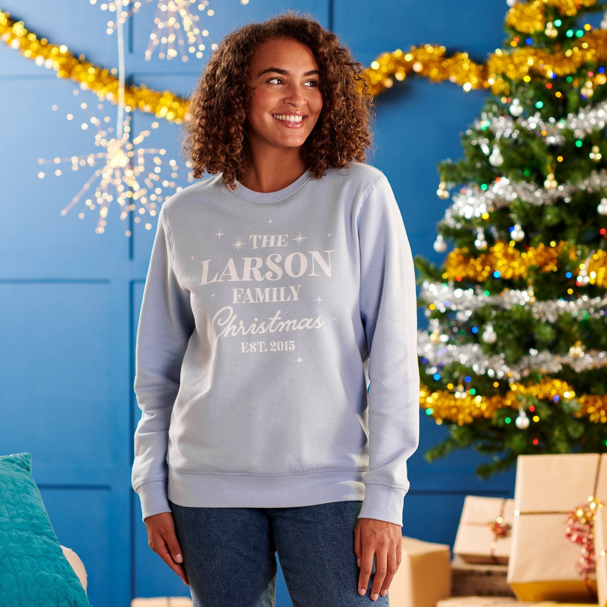 Oakdene Designs Christmas Jumper Personalised Family Christmas Jumper Adult Set