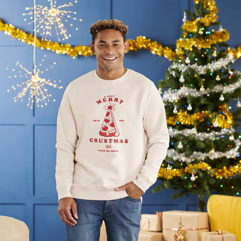 Oakdene Designs Christmas Jumper Personalised Men's Christmas Pizza Jumper