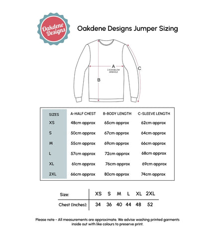 Oakdene Designs Christmas Jumper Personalised 'On The Piste' Christmas Jumper