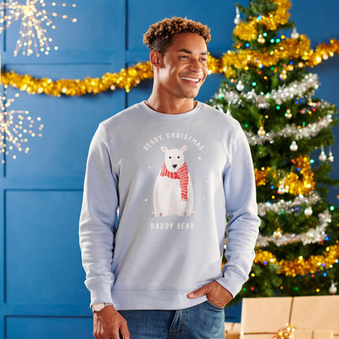 Oakdene Designs Christmas Jumper Personalised Polar Bear Family Adult Christmas Jumper