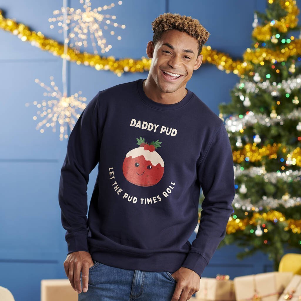 Oakdene Designs Christmas Jumper Personalised Pudding Family Adult Christmas Jumper