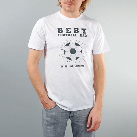 Oakdene Designs Clothing Personalised Football Dad T-Shirt