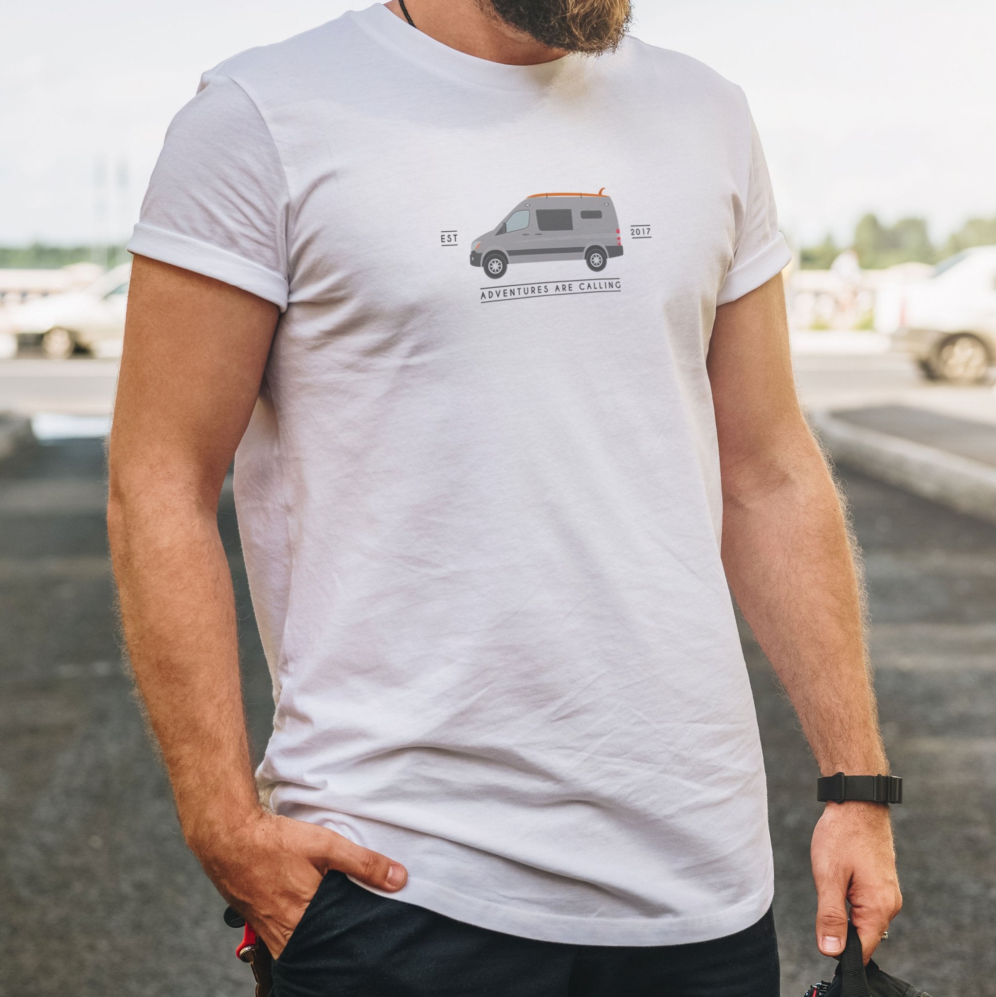 Oakdene Designs Clothing Personalised Men's Campervan T Shirt