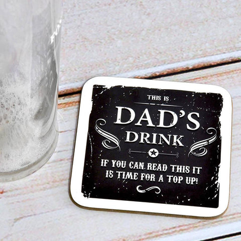 Oakdene Designs Coasters Individual Funny Father's Day Coaster