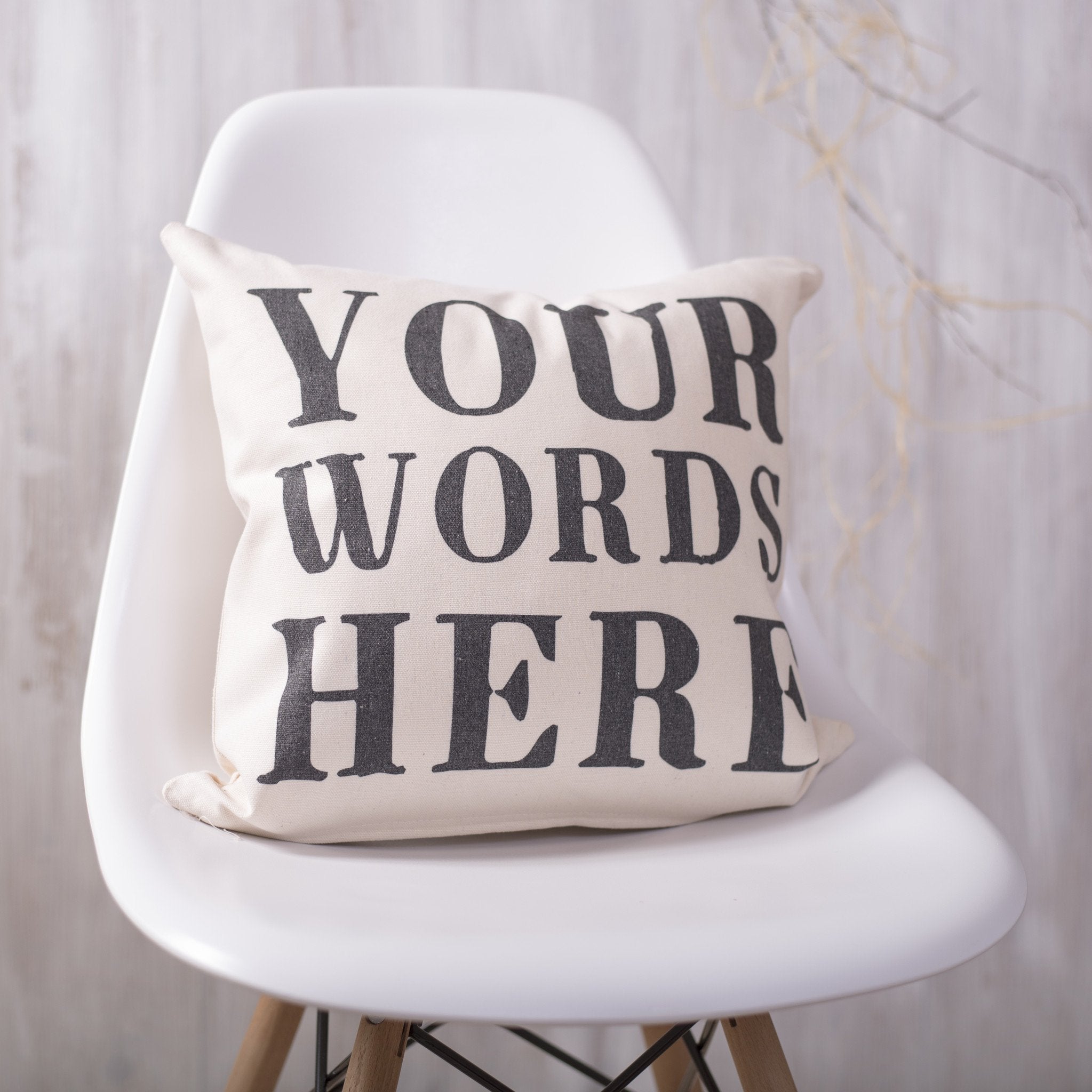 Oakdene Designs Cushions Personalised Quote Cushion