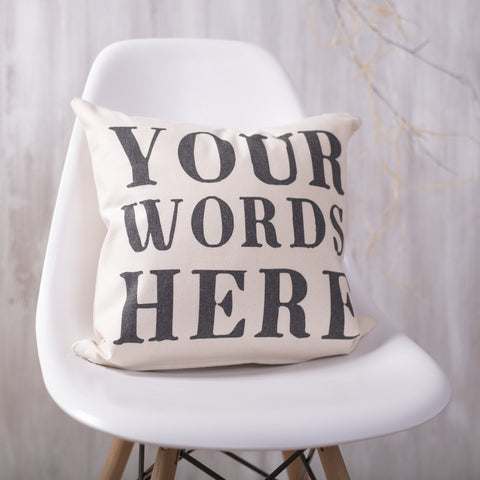 Oakdene Designs Cushions Personalised Quote Cushion